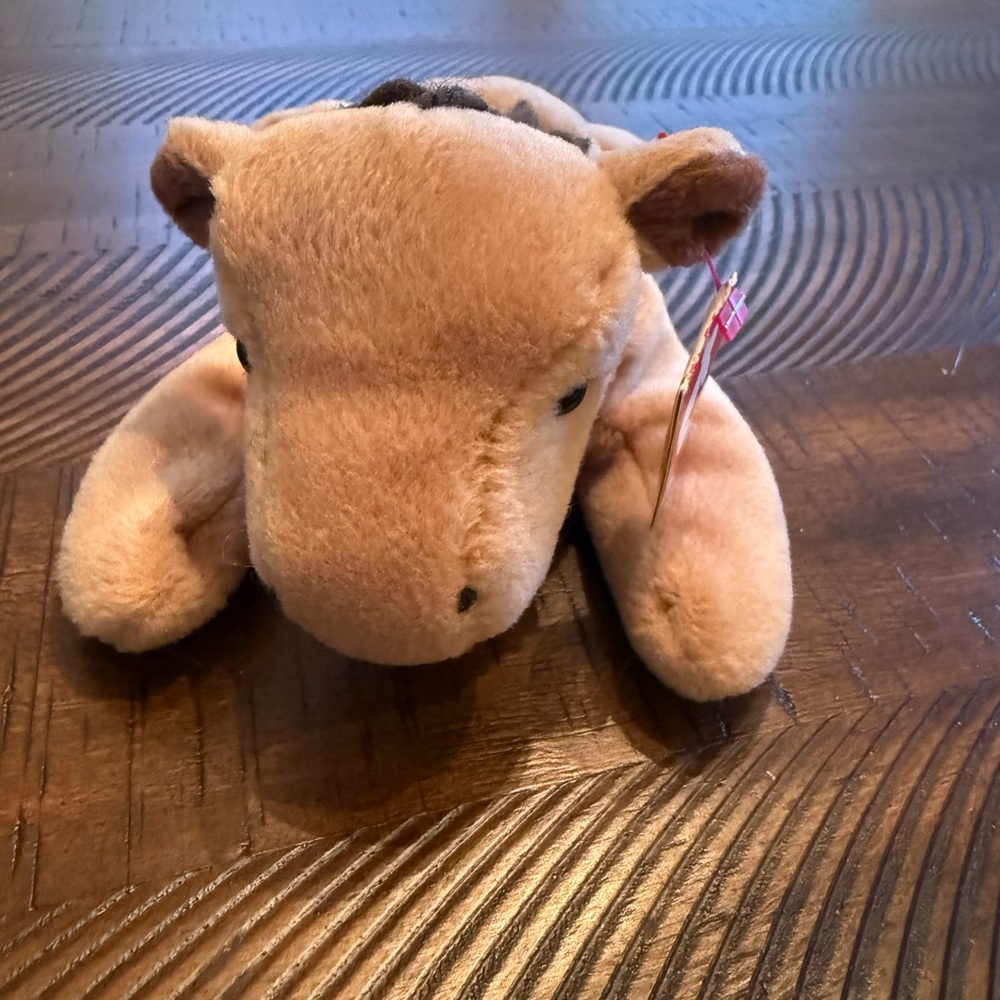 Ty Horse Tan Plush Toy - Derby